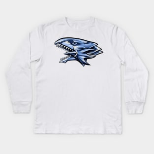 blue eyes white dragon Kids Long Sleeve T-Shirt